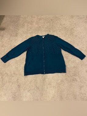 Croft & Barrow Vintage Button Up Sweater